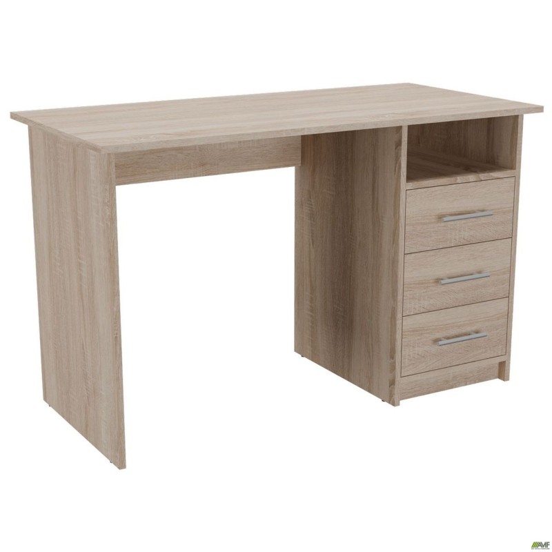 Стіл однотумбовий ОМ-122R (1200х580х750Н) Дуб Сонома AMF