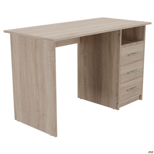 Стіл однотумбовий ОМ-122R (1200х580х750Н) Дуб Сонома AMF