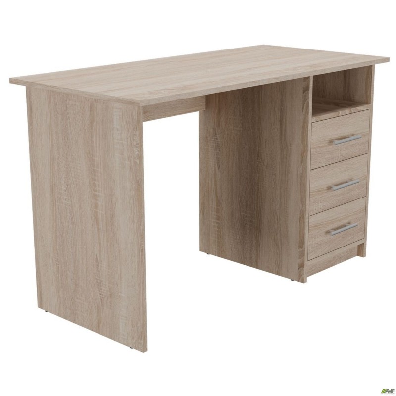 Стіл однотумбовий ОМ-122R (1200х580х750Н) Дуб Сонома AMF