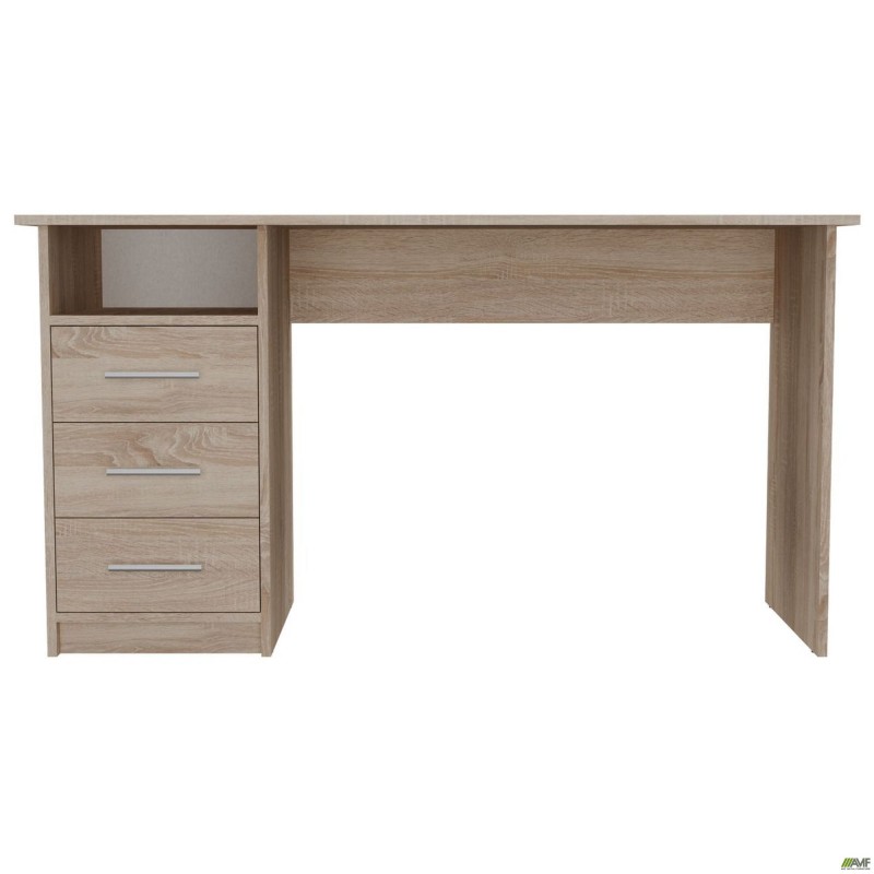 Стіл однотумбовий ОМ-123L (1387х580х750Н) Дуб Сонома AMF