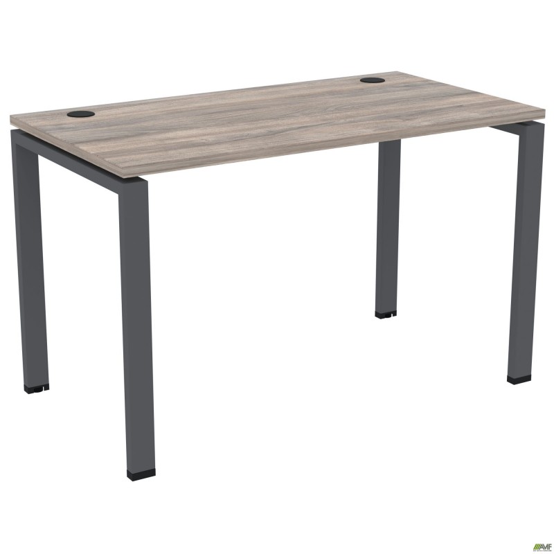 Стіл письмовий SIG-100 ДСП 25мм (1187х680х750мм) Чорний графіт/В'яз Ліберті Димчастий AMF