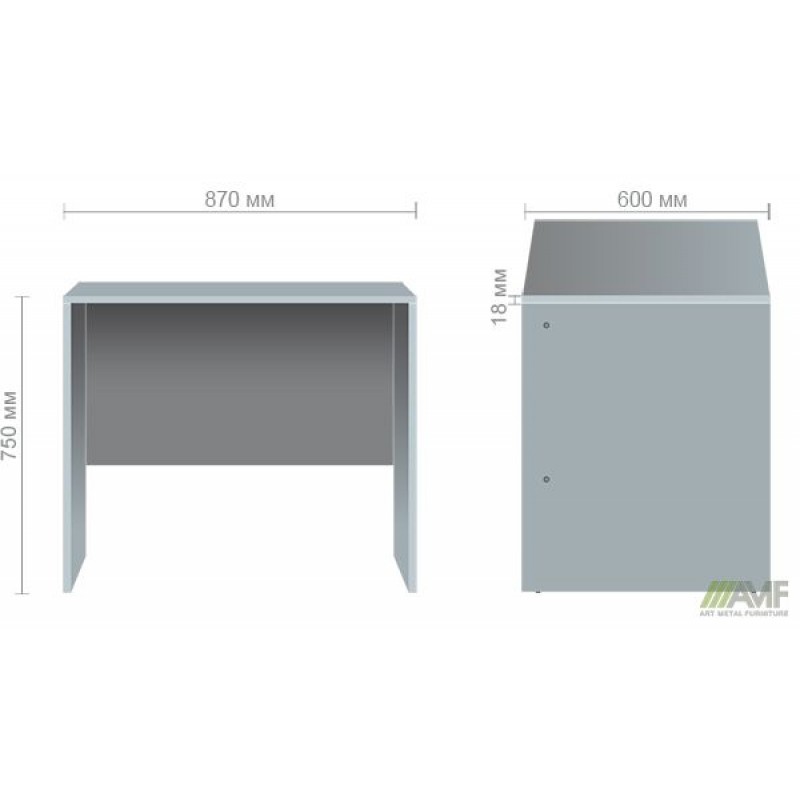 Стіл письмовий SL-101 (870х600х750мм) в'яз Ліберті AMF