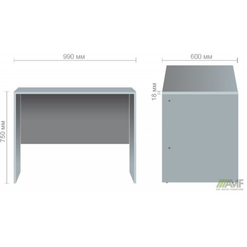Стіл письмовий SL-102 (990х600х750мм) в'яз Ліберті AMF
