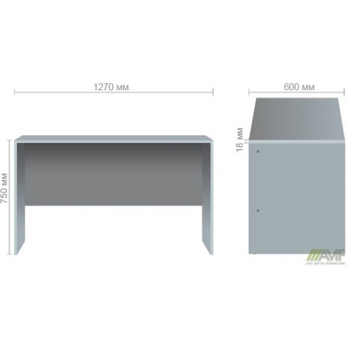 Стіл письмовий SL-103 (1270х600х750) бук AMF