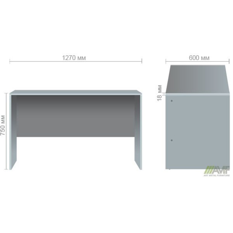 Стіл письмовий SL-103 (1270х600х750) бук AMF