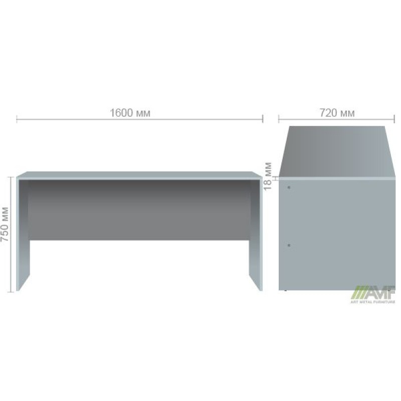 Стіл письмовий SL-108 (1600х720х750мм) в'яз Ліберті AMF