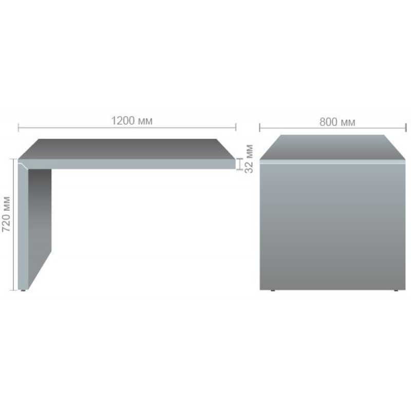 Стіл приставний Helios HL-350 AMF