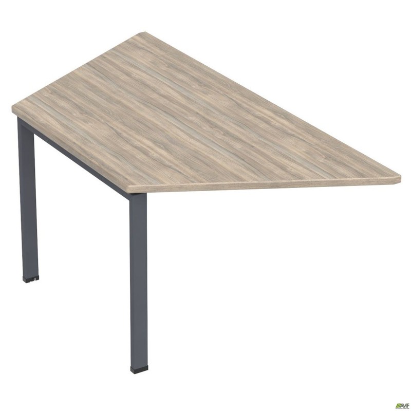 Стіл приставний без кронштейнів SIG-265 (1600х800х750мм) Чорний графіт/В'яз Ліберті AMF