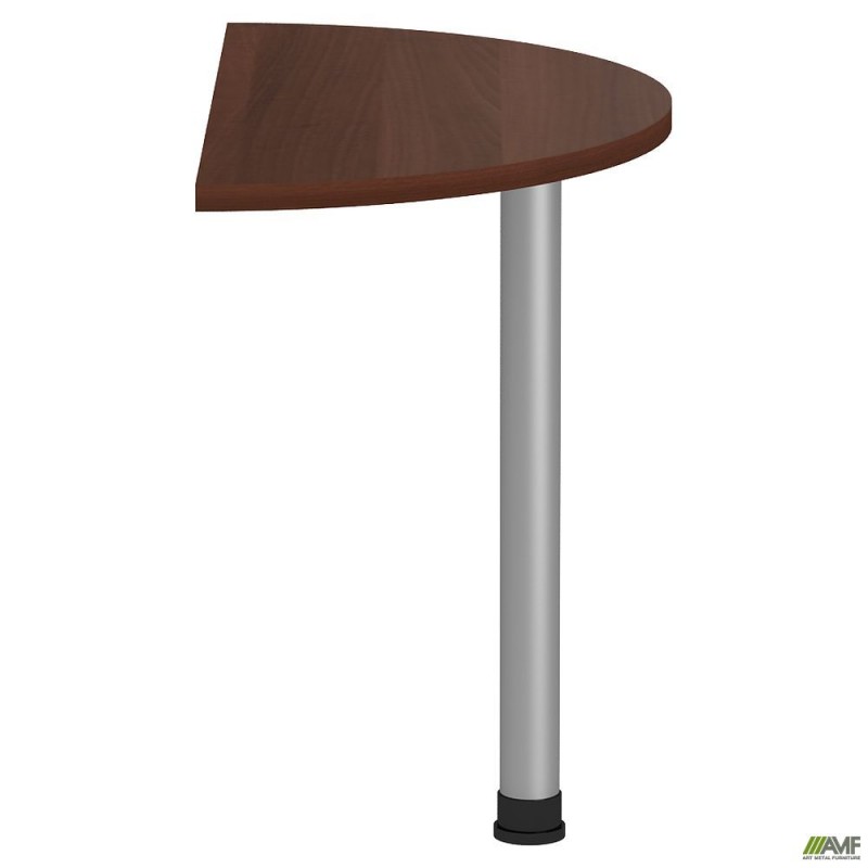 Стіл приставний МГ-303 (900хR450х750мм) горіх темний AMF