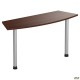 Стіл приставний МГ-306 (1440х500х750мм) горіх темний AMF