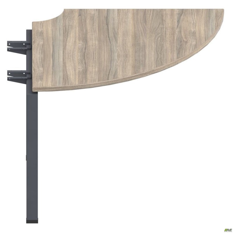 Стіл приставний з кронштейнами SIG-261 (950х950х750мм) Чорний графіт/В'яз Ліберті AMF