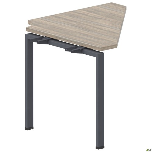Стіл приставний з кронштейнами SIG-263 (950х950х750мм) Чорний графіт/В'яз Ліберті AMF