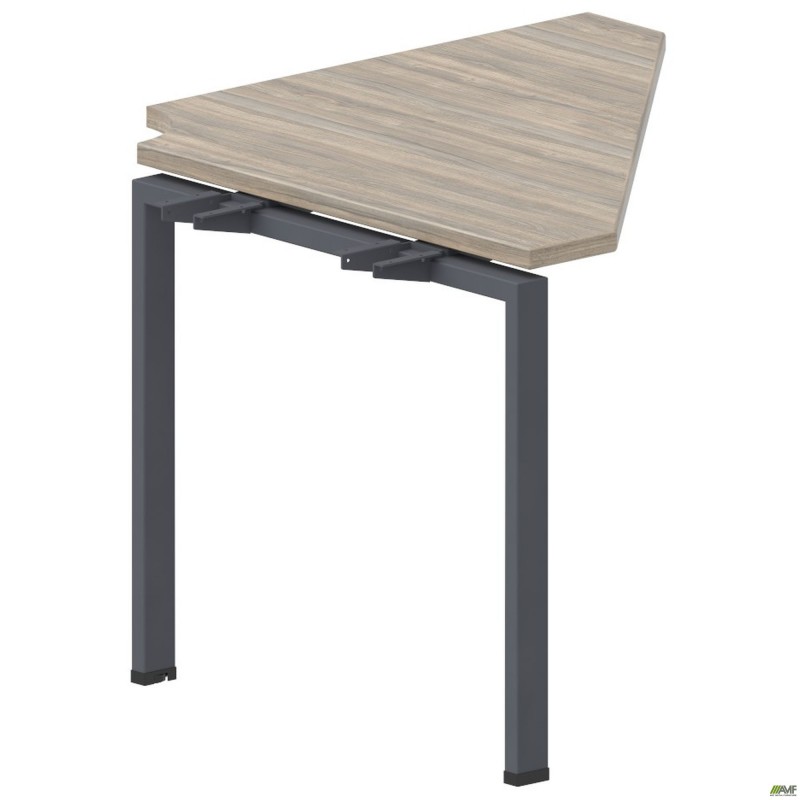 Стіл приставний з кронштейнами SIG-263 (950х950х750мм) Чорний графіт/В'яз Ліберті AMF