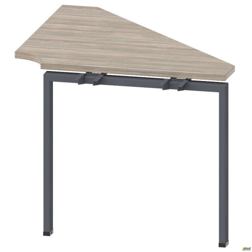 Стіл приставний з кронштейнами SIG-263 (950х950х750мм) Чорний графіт/В'яз Ліберті AMF