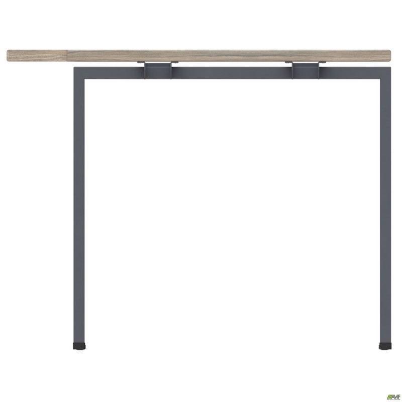 Стіл приставний з кронштейнами SIG-263 (950х950х750мм) Чорний графіт/В'яз Ліберті AMF