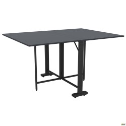 Стіл розкладний Fold 2 FL2 1400 (1380/210х1000х750Н) чорний/Антрацит AMF