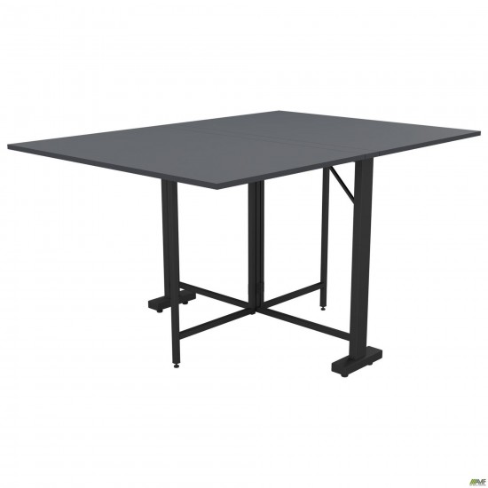 Стіл розкладний Fold 2 FL2 1400 (1380/210х1000х750Н) чорний/Антрацит AMF Стіл розкладний Fold 2 FL2 1400 (1380/210х1000х750Н) чорний/Антрацит AMF