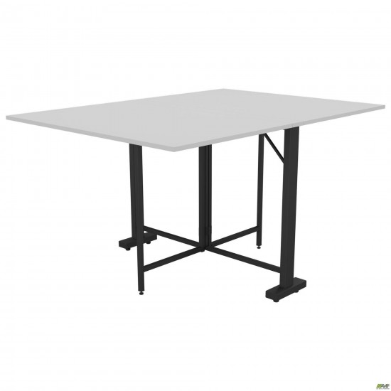 Стіл розкладний Fold 2 FL2 1400 (1380/210х1000х750Н) чорний/Білий AMF Стіл розкладний Fold 2 FL2 1400 (1380/210х1000х750Н) чорний/Білий AMF