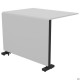 Стіл розкладний Fold 2 FL2 1400 (1380/210х1000х750Н) чорний/Білий AMF Стіл розкладний Fold 2 FL2 1400 (1380/210х1000х750Н) чорний/Білий AMF