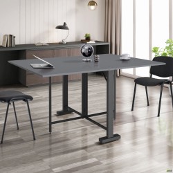 Стіл розкладний Fold 2 FL2 1400 (1380/210х1000х750Н) чорний/Сірий Шифер AMF