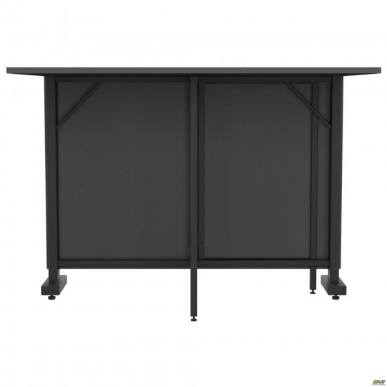Стіл розкладний Fold 2 FL2 1400 (1380/210х1000х750Н) чорний/Сірий Шифер AMF Стіл розкладний Fold 2 FL2 1400 (1380/210х1000х750Н) чорний/Сірий Шифер AMF