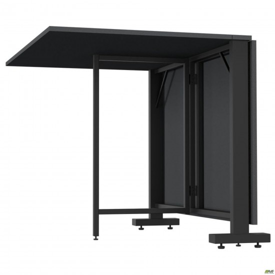 Стіл розкладний Fold 2 FL2 1400 (1380/210х1000х750Н) чорний/Сірий Шифер AMF Стіл розкладний Fold 2 FL2 1400 (1380/210х1000х750Н) чорний/Сірий Шифер AMF