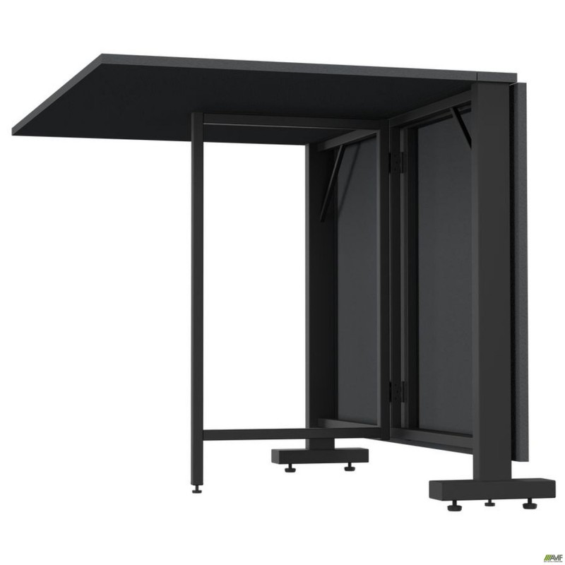 Стіл розкладний Fold 2 FL2 1400 (1380/210х1000х750Н) чорний/Сірий Шифер AMF Стіл розкладний Fold 2 FL2 1400 (1380/210х1000х750Н) чорний/Сірий Шифер AMF
