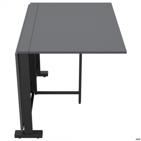 Стіл розкладний Fold 2 FL2 1400 (1380/210х1000х750Н) чорний/Сірий Шифер AMF Стіл розкладний Fold 2 FL2 1400 (1380/210х1000х750Н) чорний/Сірий Шифер AMF