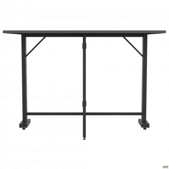 Стіл розкладний Fold 2 FL2 1400 (1380/210х1000х750Н) чорний/Сірий Шифер AMF Стіл розкладний Fold 2 FL2 1400 (1380/210х1000х750Н) чорний/Сірий Шифер AMF