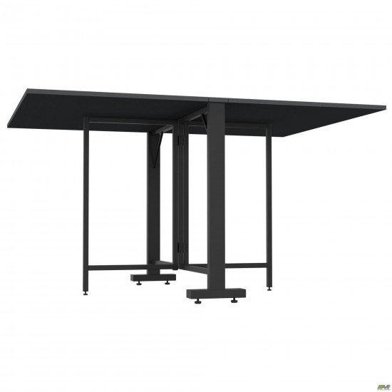 Стіл розкладний Fold 2 FL2 1400 (1380/210х1000х750Н) чорний/Сірий Шифер AMF Стіл розкладний Fold 2 FL2 1400 (1380/210х1000х750Н) чорний/Сірий Шифер AMF