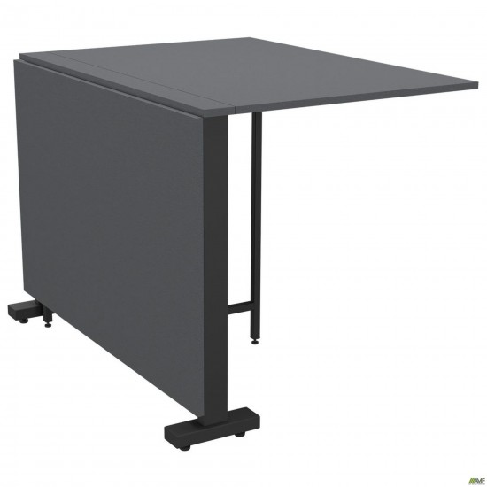 Стіл розкладний Fold 2 FL2 1400 (1380/210х1000х750Н) чорний/Сірий Шифер AMF Стіл розкладний Fold 2 FL2 1400 (1380/210х1000х750Н) чорний/Сірий Шифер AMF