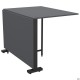 Стіл розкладний Fold 2 FL2 1400 (1380/210х1000х750Н) чорний/Сірий Шифер AMF Стіл розкладний Fold 2 FL2 1400 (1380/210х1000х750Н) чорний/Сірий Шифер AMF