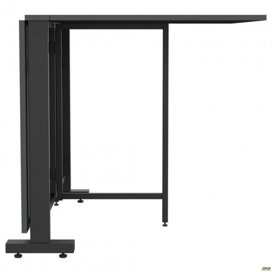 Стіл розкладний Fold 2 FL2 1400 (1380/210х1000х750Н) чорний/Сірий Шифер AMF Стіл розкладний Fold 2 FL2 1400 (1380/210х1000х750Н) чорний/Сірий Шифер AMF