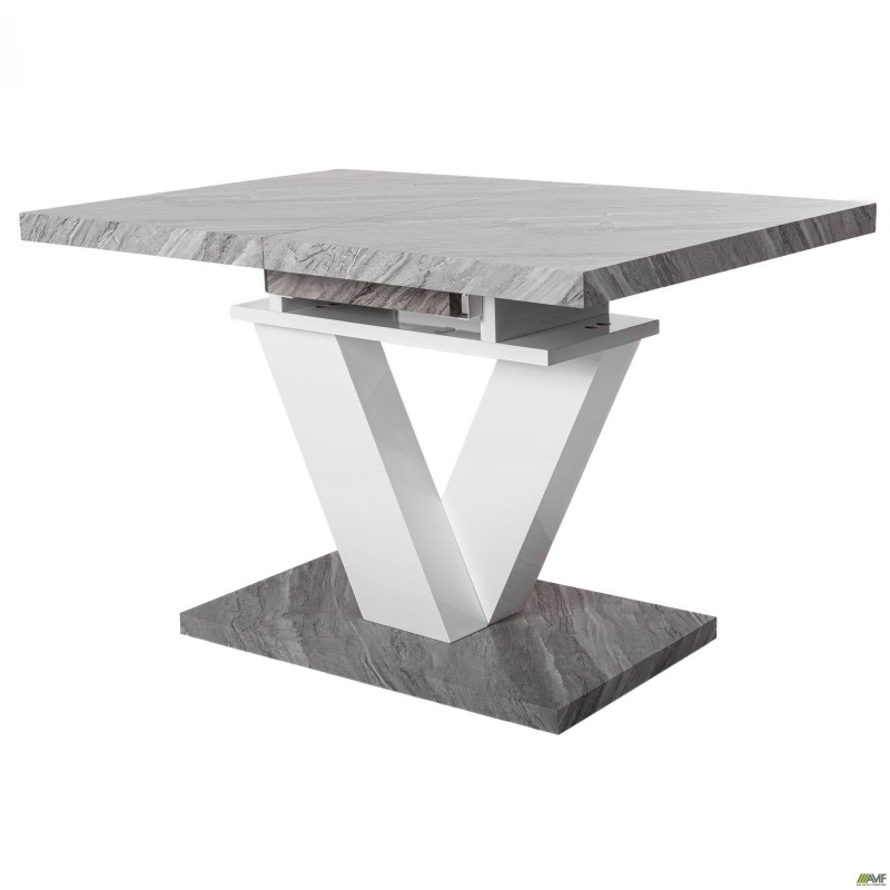 Стіл Сан-Віто KT-2106 белый / бетон /CONCERATE+WHITE AMF