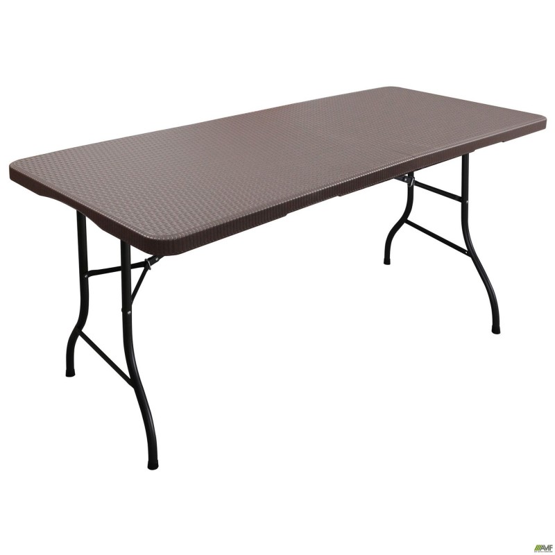 Стіл складаний Ford пластик під коричневий ротанг AMF