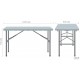 Стіл складний Rayvon-F пластик білий AMF
