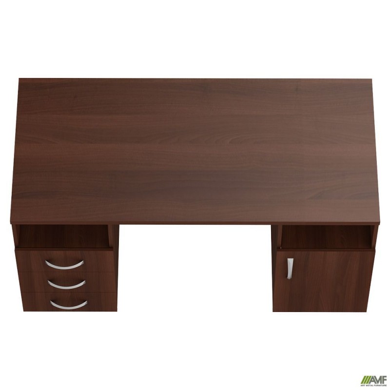 Стіл тумбовий МГ-530L (1500х720х750мм) горіх темний AMF