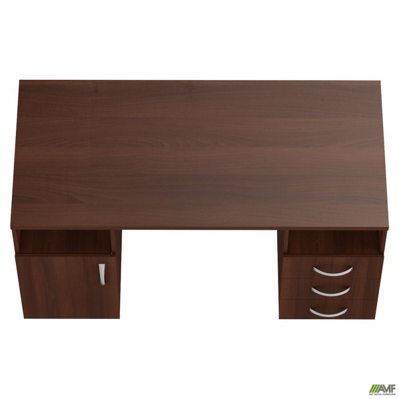 Стіл тумбовий МГ-530R (1500х720х750мм) горіх темний AMF