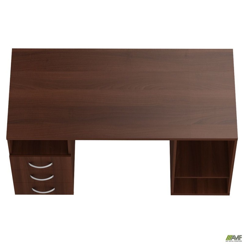 Стіл тумбовий МГ-53 L (1500х720х750) горіх темний AMF