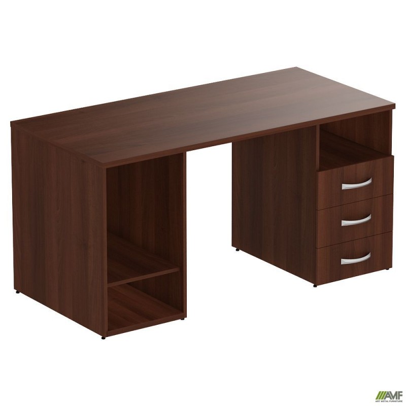 Стіл тумбовий МГ-53 R (1500х720х750) горіх темний AMF
