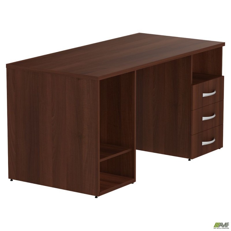 Стіл тумбовий МГ-53 R (1500х720х750) горіх темний AMF