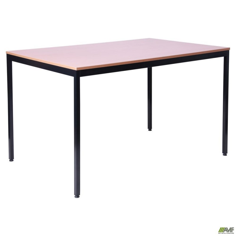 Стіл Турін розбірний (1187х800х750H) чорний графіт/Дуб Сонома AMF