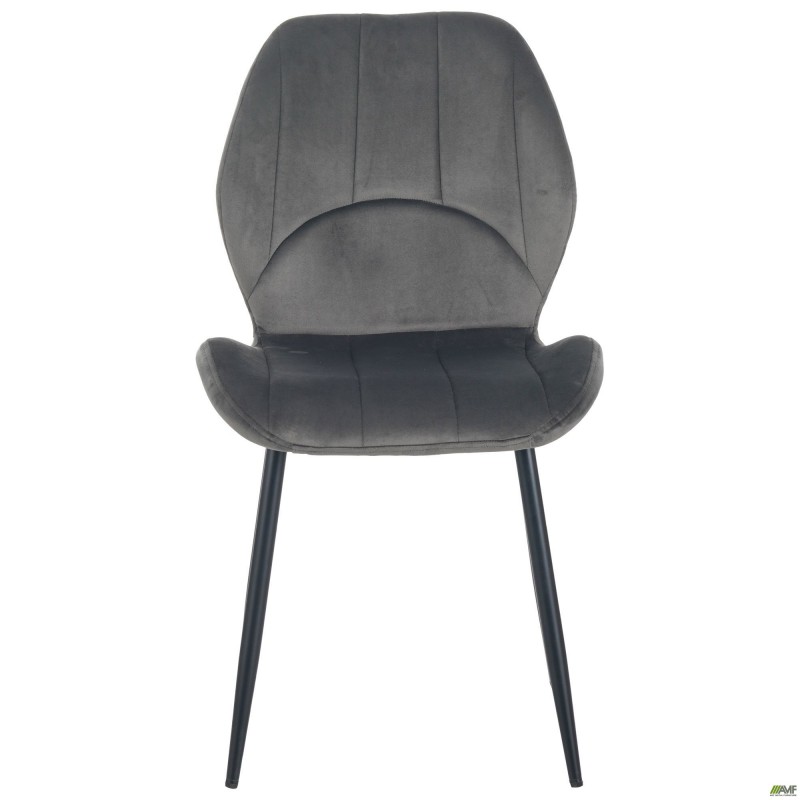 Стілець Astra чорний/вельвет світлий хакі AMF