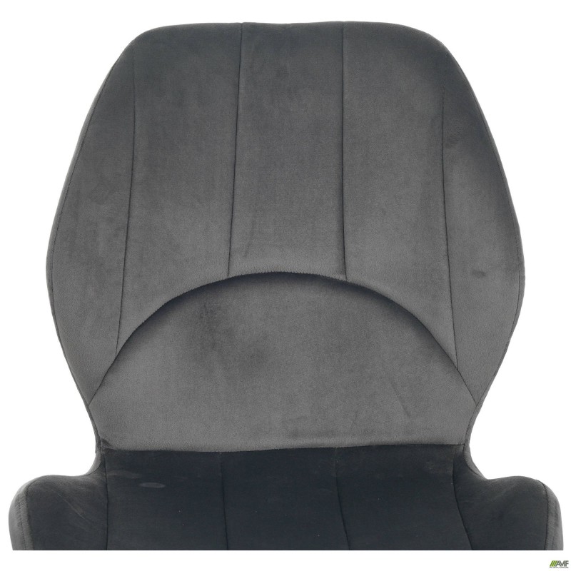 Стілець Astra чорний/вельвет темно-сірий AMF