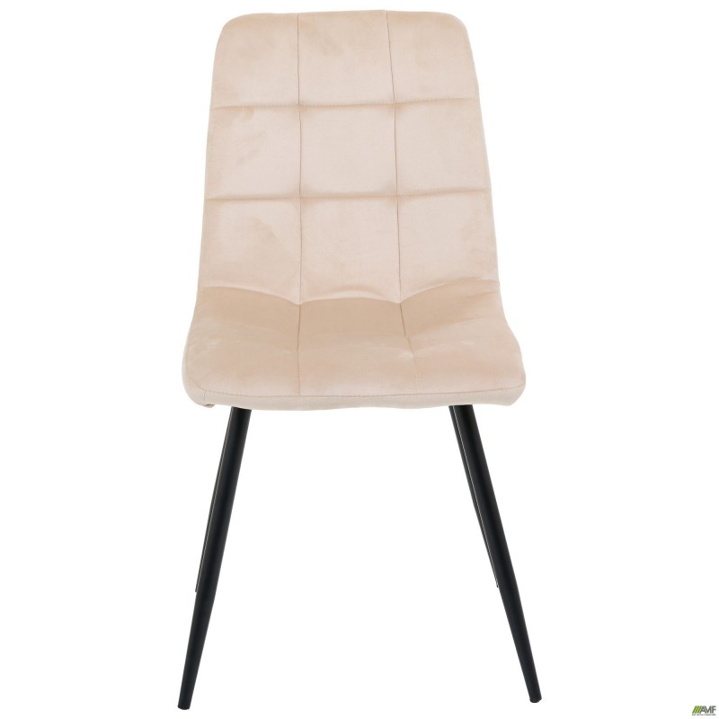 Стілець Cherry-C чорний/вельвет бежевий AMF