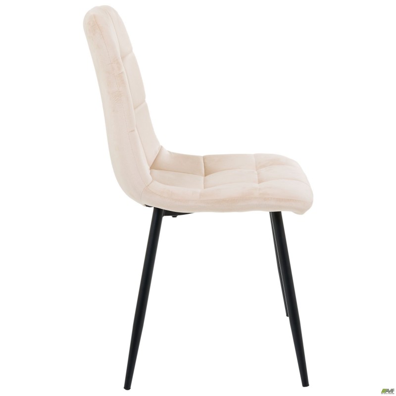 Стілець Cherry-C чорний/вельвет бежевий AMF