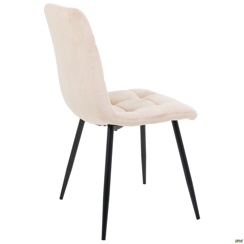 Стілець Cherry-C чорний/вельвет бежевий AMF