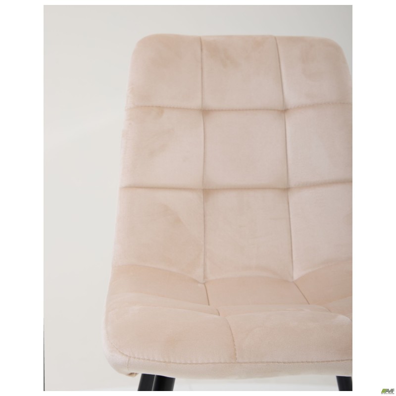 Стілець Cherry-C чорний/вельвет бежевий AMF