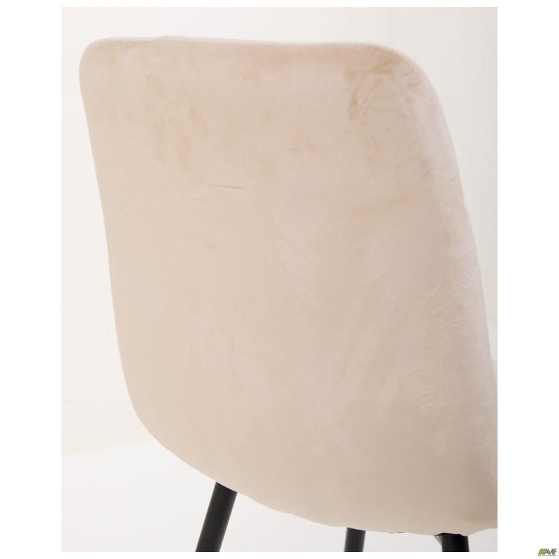 Стілець Cherry-C чорний/вельвет бежевий AMF