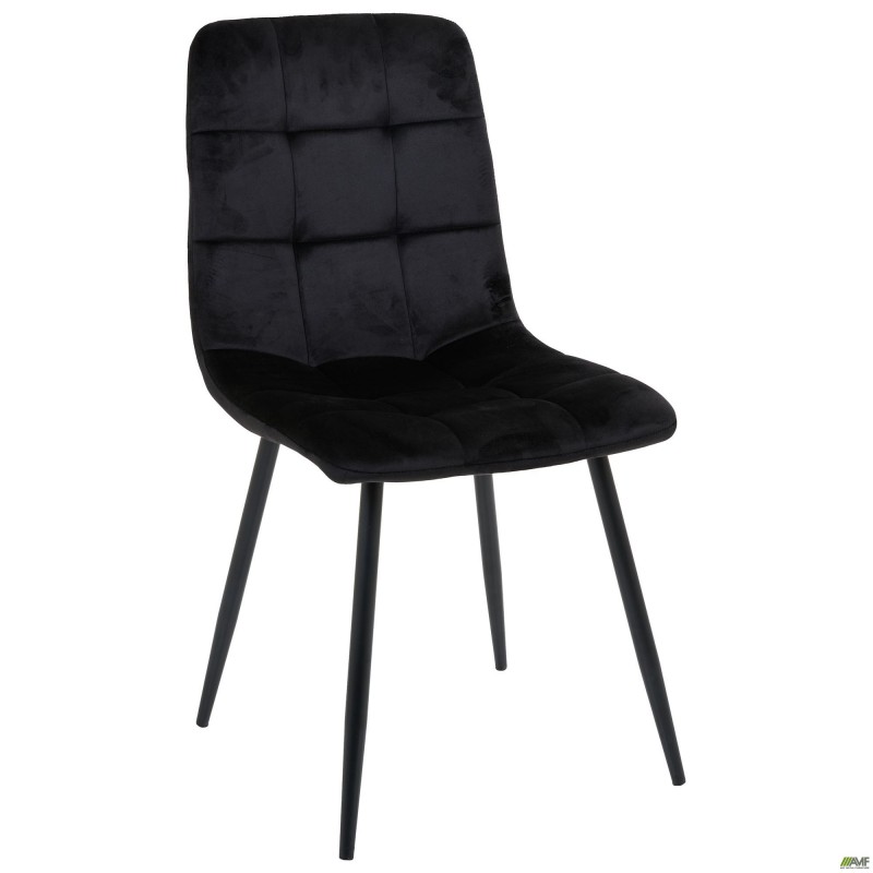 Стілець Cherry-C чорний/вельвет чорний AMF